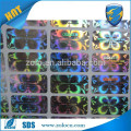 3D Hologram Product Packaging film fabric adhesive stickers label